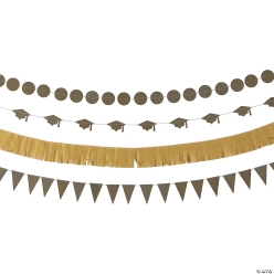 60% OFF: Gold Graduation Multi-Strand Tissue Garland-4Pk